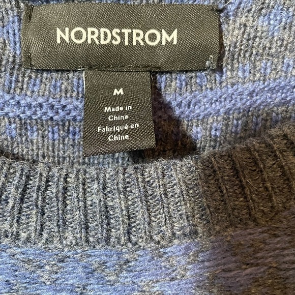 𝅺nordstrom men’s patterned sweater - Picture 7 of 8